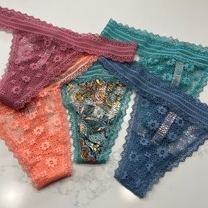 5 pairs of Victoria’s Secret Thongs